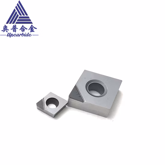 Ferramentas de corte de alta alimentação, inserção de carboneto pcd, ferramenta de torneamento de pedra dura para corte cnc